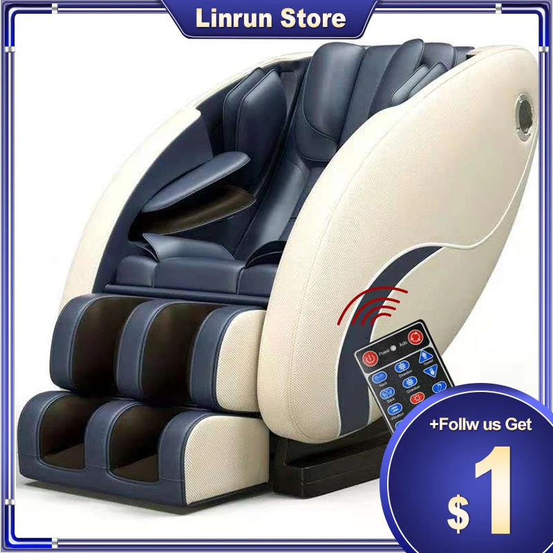 

Zero Gravity Massage Chair Electric Heating Recline Neck Shoulder Back Body Massage Chairs Intelligent Shiatsu Massage Sofa