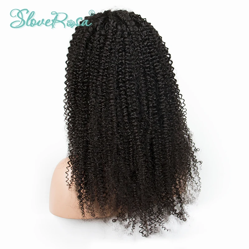 Кудрявые кудрявые U часть парик человеческие волосы парики для женщин