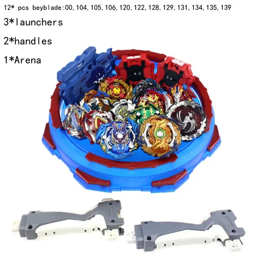 Combination D3 Toupie Beyblade Arena Металл Fusion Avec Lanceur Bayblade Beyblade Burst с пусковым устройством дети Bey Blade лезвия игрушки для детей - Color: Combination D3
