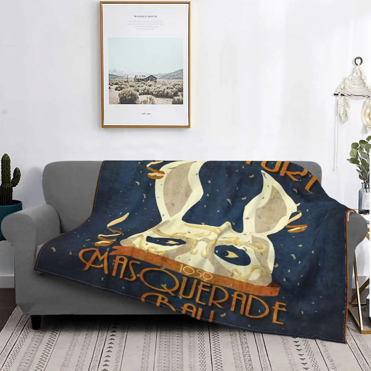 

Manta de Rapture para baile de madscaras, colcha de muselina a cuadros para cama, пикник, a cuadros, 1959