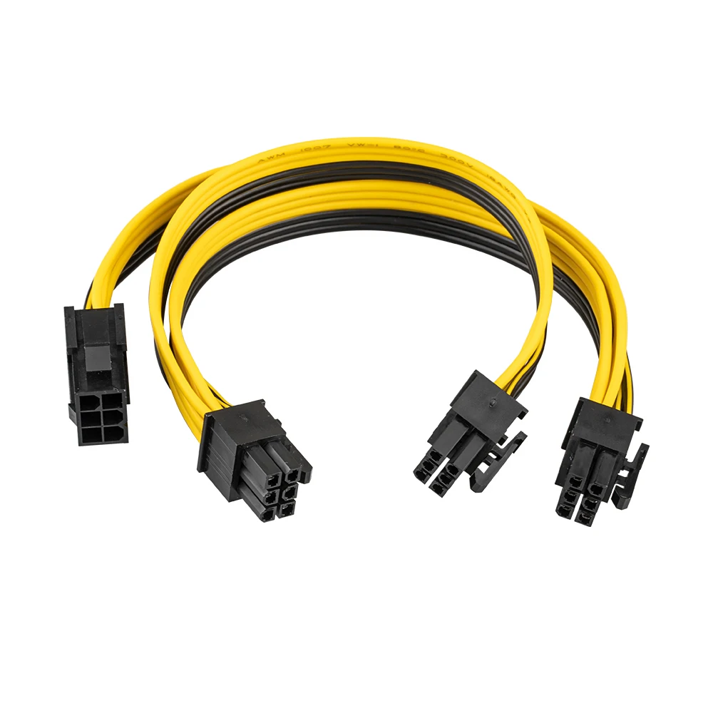 Удлинительный кабель RGeek PCI Express 6 контактов мама-3 контакта папа PCI-E PCIe сплиттер