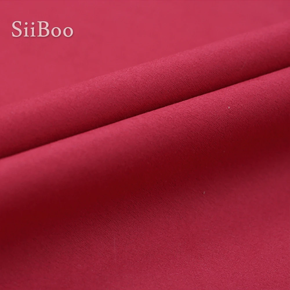 American style luxury hot pink fake suede leather fabric for winter coat tissu tecidos stoffen yarn SP4724 Free shipping | Дом и сад