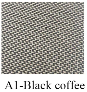 A1 Black coffee EWAY CASA рулонные солнцезащитные шторы с направляемой направляющей для улицы 5% открытость роликовые шторы водонепроницаемые роликовые шторы NO_RB_OR - Цвет: A1 Black coffee