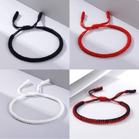 black red white woven thread rope lucky bracelet women men charms bracelets jewelry for lovers best gift friendship bangles