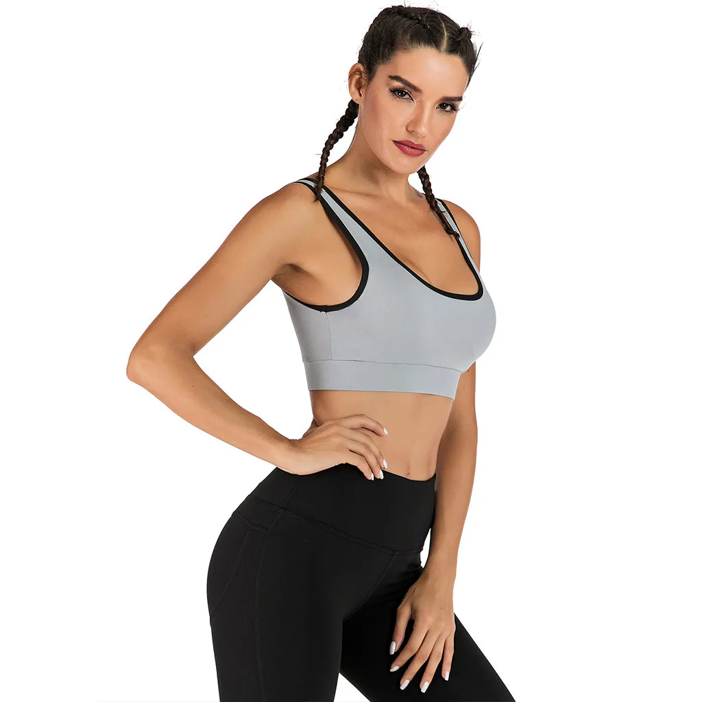 Женский спортивный бюстгальтер майка для бега фитнеса йоги|Спортивные топы| |