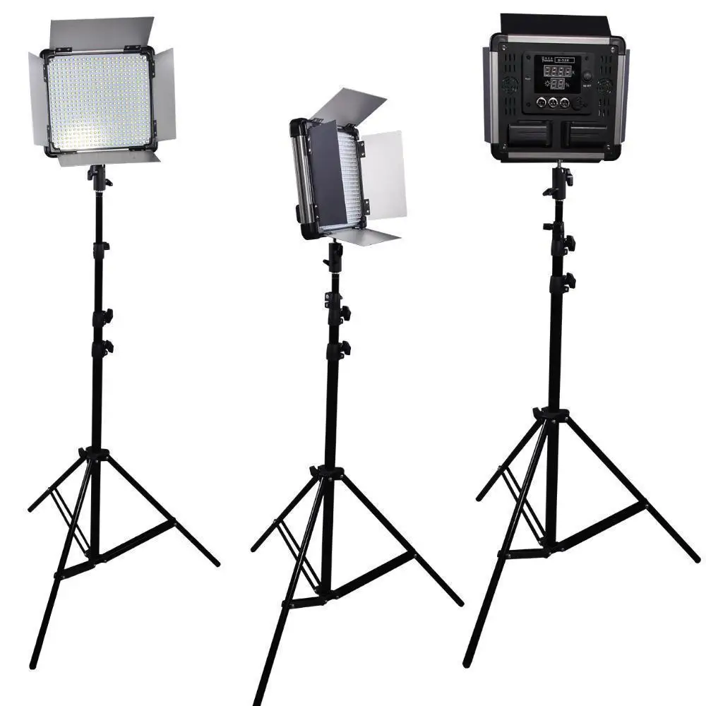 

2 pcs Yidoblo LED Lamp camera continue lighting D-528 40W 1500 Lumen White-Warm Color Adjust Studio Photography led video light