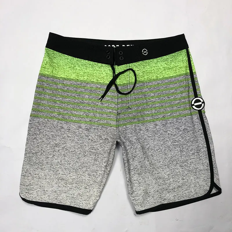 Мужские пляжные шорты с вышивкой водонепроницаемые бермуды из спандекса и