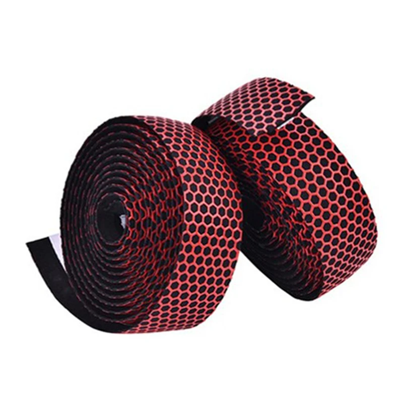 

Mountain Bike Pattern Honeycomb Camouflage Sponge Straps Mountain Bike Straps Road Bike Non-slip Synthetic Sponge Straps