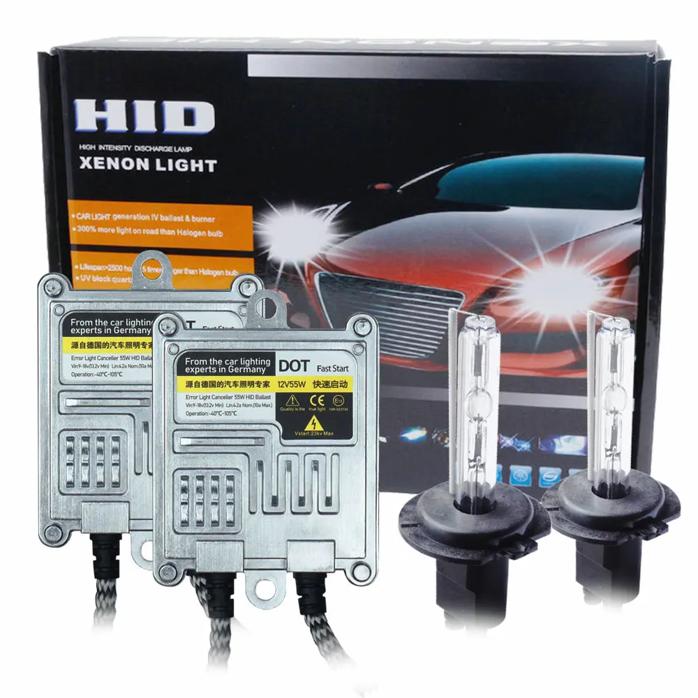 1 комплект 12 V 55 W Xenon H7 HID Conversion Kit H1 H3 H4 H11 9005 лампа для автомобиля лампы фар 4300 k 5000 K 6000 k 8000 K 12000 K