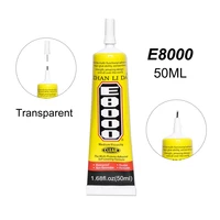 50ml e8000 glue transparent epoxy resin super adhesive jewelry wood fabric plastic rubber rhinestone toy phone lcd touch screen