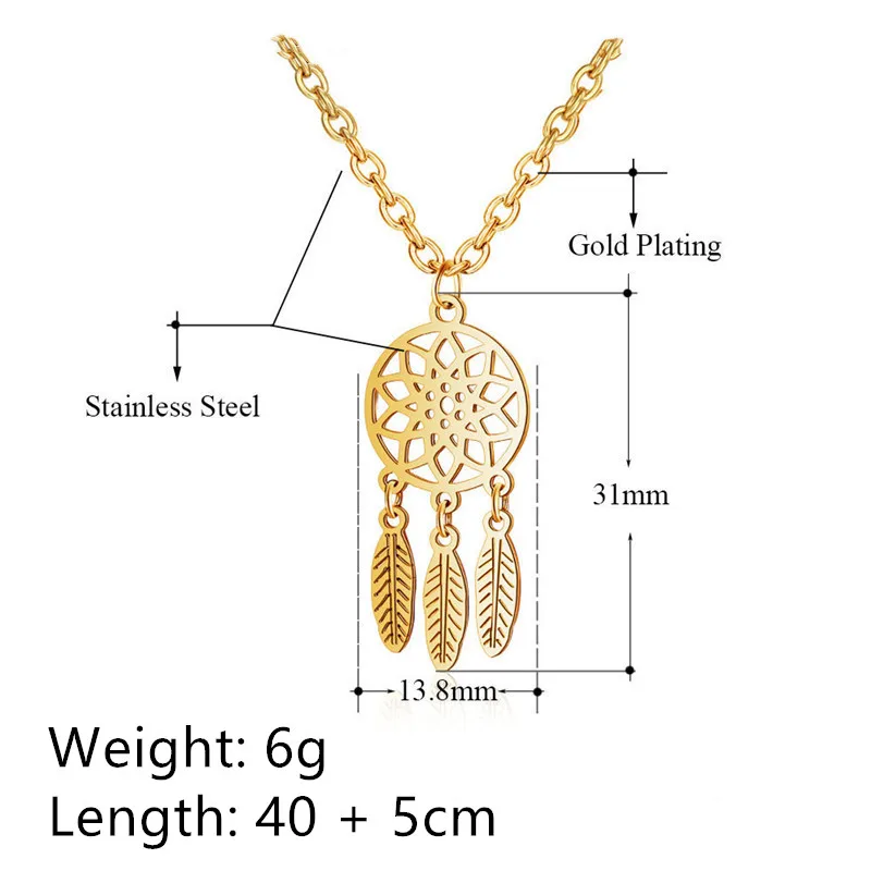 100% нержавеющая сталь Индийский стиль очаровательные ожерелья для женщин оптовая