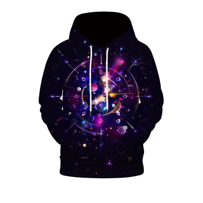 EAnvog Новинка Осень-зима для женщин/мужчин 3D видение хип-хоп принт мальчиков