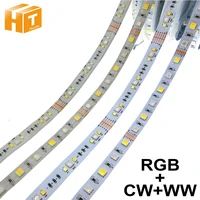 5050 rgb white warm white flexible led light 12v rgbcct 5 color in 1 chips led strip rgbw led strip light 5mlot