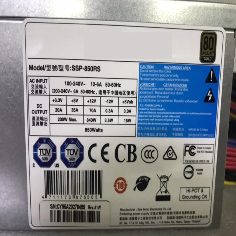 

Seasonic ATX AI 850W SSP-850RS ( )