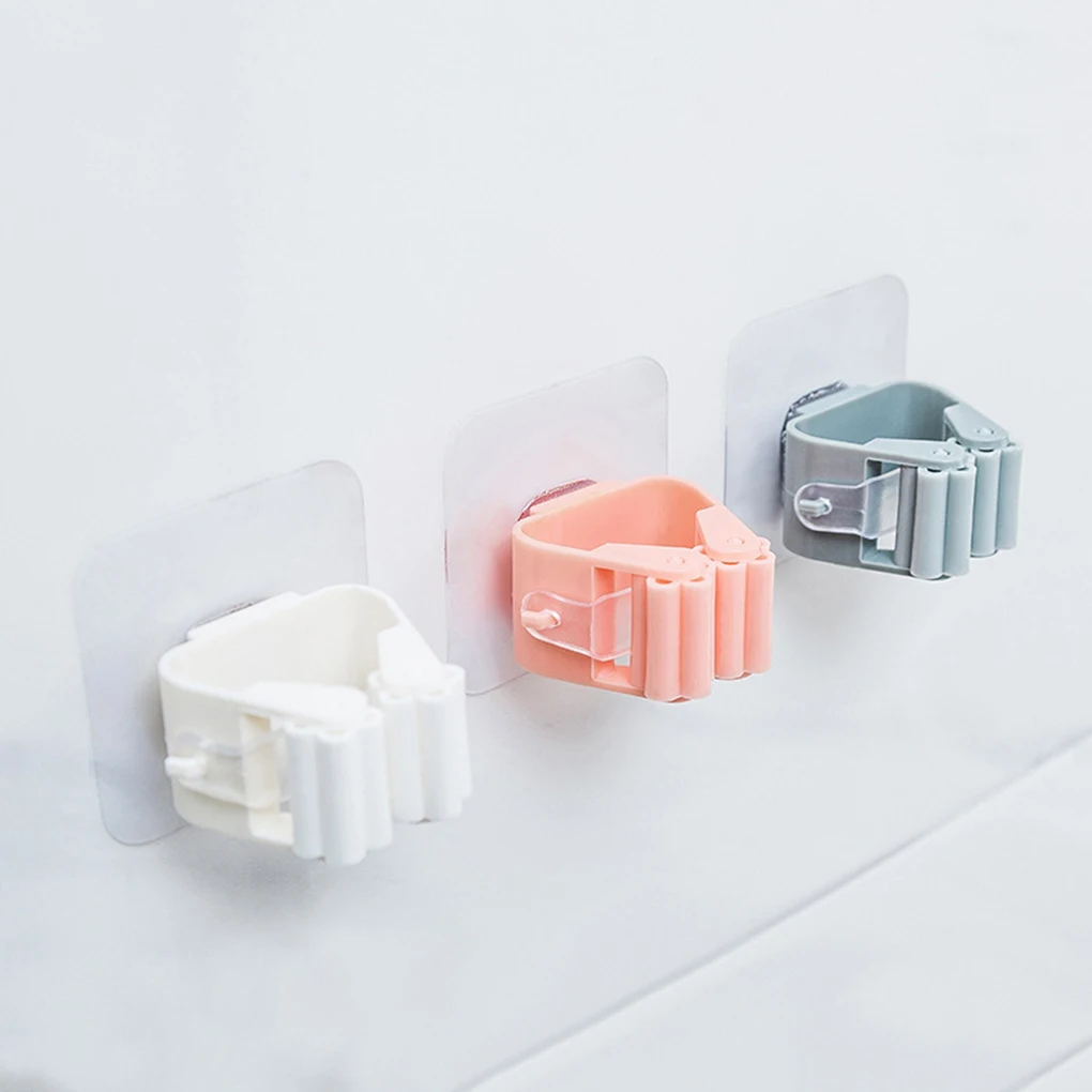 Самоклеящаяся многоразовая подставка для швабры настенная вешалка хранения