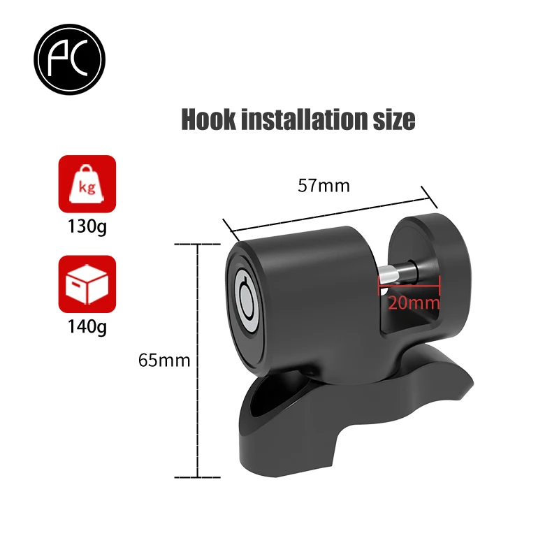 PCycling Bicycle Lock Motorcycle Motorbike Accessories Universal Helmet Anti-Theft Security Handlebar Bar Clamp Bracket |