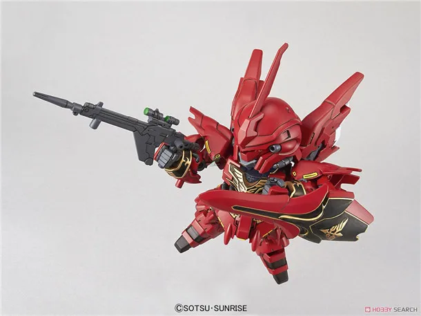 Оригинальные фигурки Bandai SD BB EX 013 Q Edition Sinanju Gundam в сборе фигурные игрушки модели
