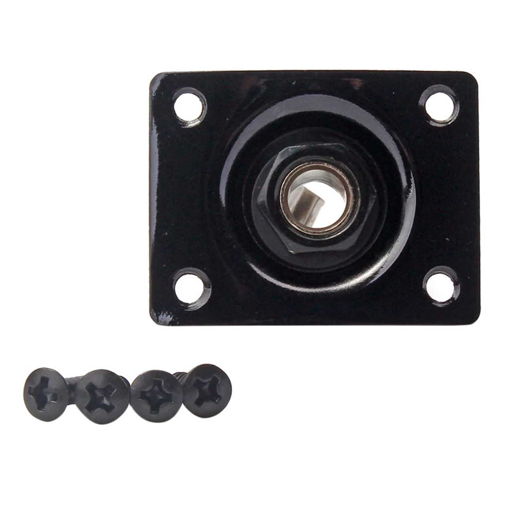 

1pc Square Jack Output Plate Socket For Electric Guitar Replacment