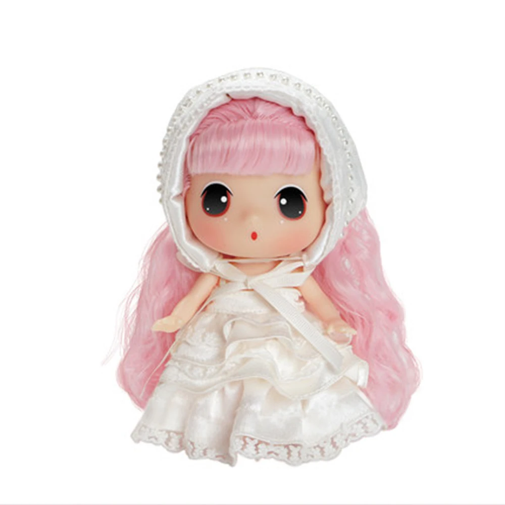 Кукла длинная красивая принцесса 18 см Подлинная Корейская сменная искусственная