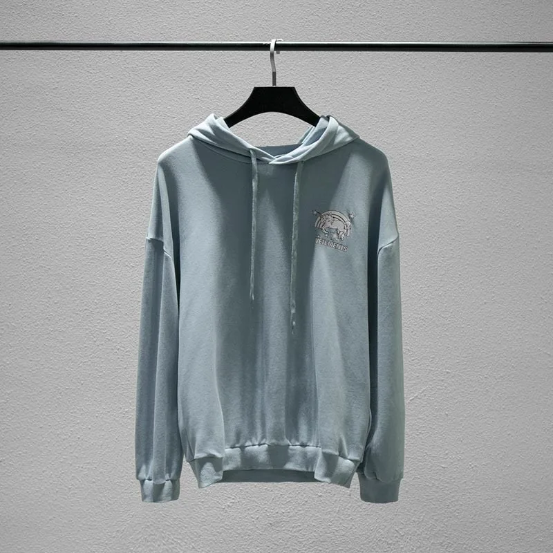 18SS Повседневная Толстовка VETE для мужчин TS с буквенным принтом светло-голубая Толстовка Vete для мужчин ts Толстовка для женщин и мужчин высокое уличное лучшее качество Vete для мужчин ts Толстовка