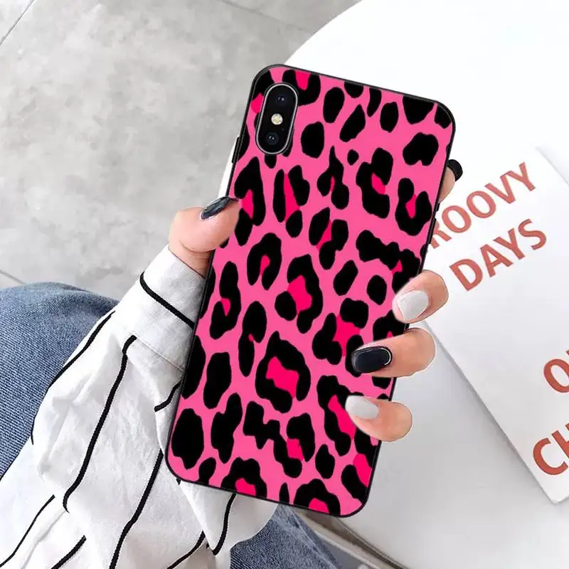 

Leopard Phone Case for iPhone 11 12 pro XS MAX 8 7 6 6S Plus X 5S SE 2020 XR mini