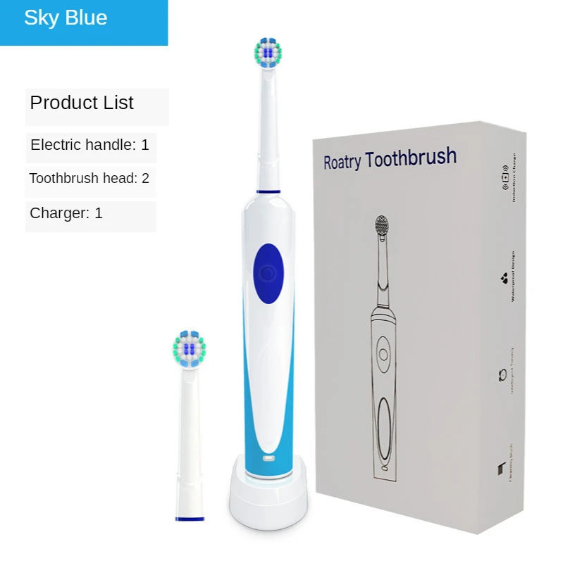 

[bottom price]Electric toothbrush/adult/child/soft bristle/waterproof/intelligent/charging type /blue