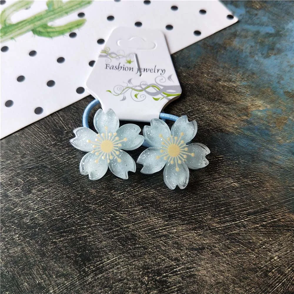 

New Cute Little Flowers Princess Headwear Kids Elastic Hair Bands Children Ropes Girls Accessories Baby Headdress