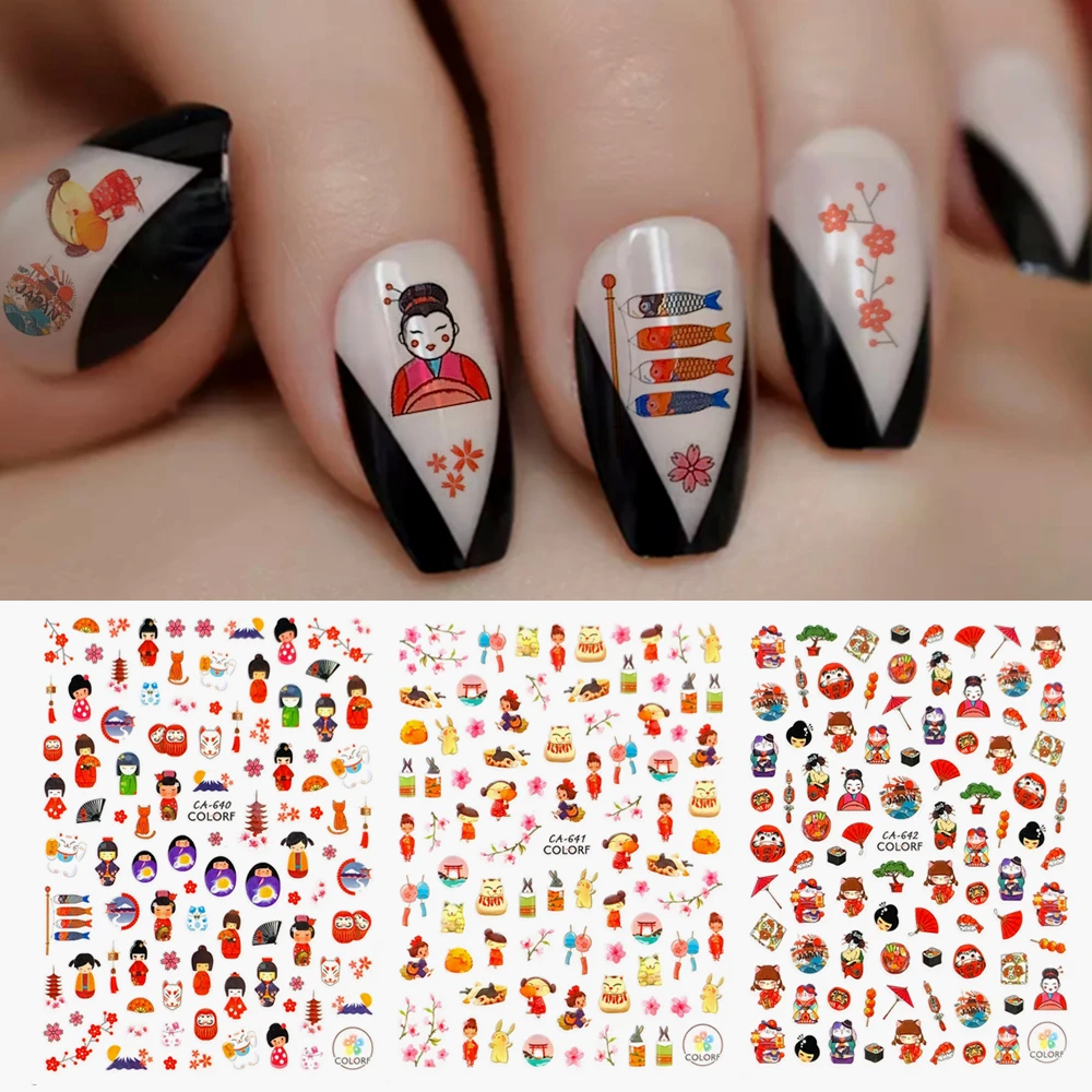 Новинка 3d наклейки для ногтей в японском стиле | Красота и здоровье