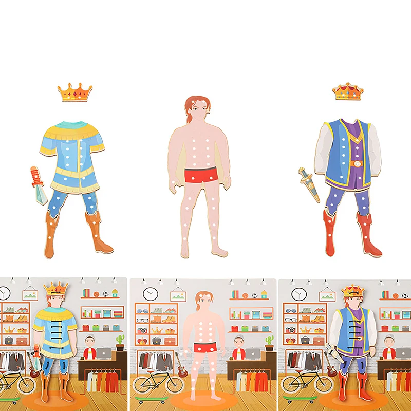 

Interesting Wooden Cartoon Character Baby Educational Puzzle Set Early High Quality Education Puzzle Toys For Baby Kid Children