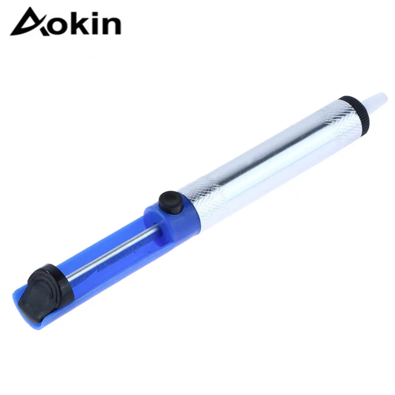 

1pc Aluminum Metal Desoldering Pump Suction Tin Soldering Sucker Pen Removal Vacuum Soldering Iron Desolder Tools New