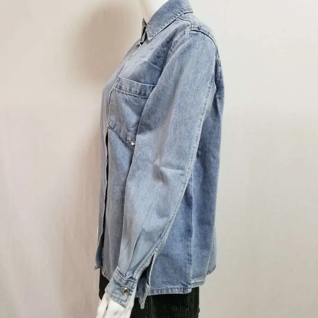 

Women Coat Spring / Autumn 2020 New Shirt Fashionable Casual Men /Women Denim Jacket