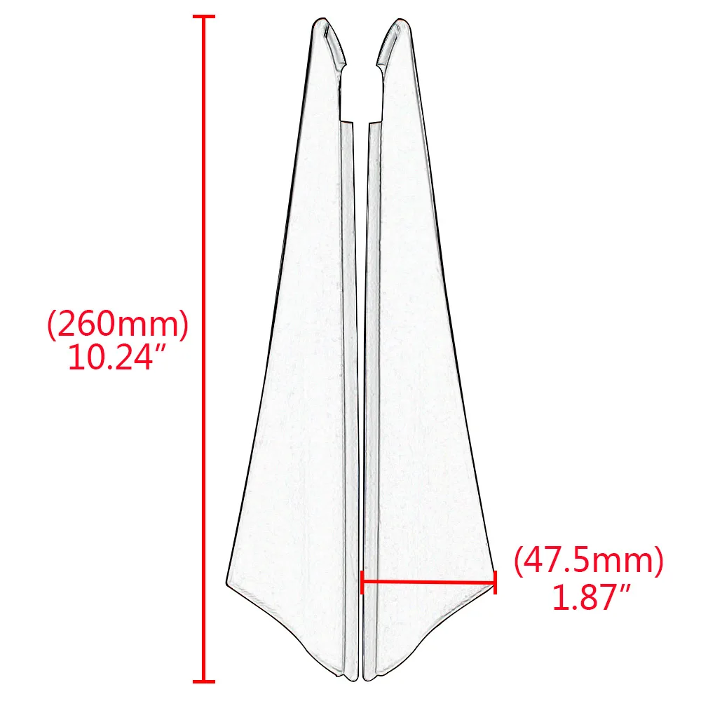 

Motorcycle Black Rear Fender Filler Strips Fender Baffle For Honda Gold Wing DCT /Tour 2018-2020 New