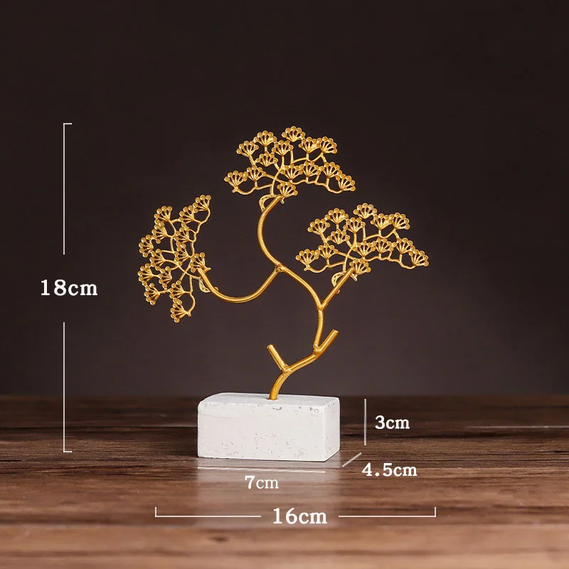 

Home Decor Home Decoration Accessories Living Room Decoration Modern Chinese Wrought Office Desktop Decorations Metal Crafts