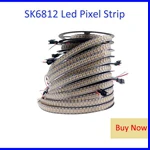 5050 Двухрядные RGB светодиодные ленты водонепроницаемый 120 светодиодный s/m 5 м чёрно-белые печатные платы RGBW RGBWW светодиодный светильник DC 12 В 24 В IP30/IP67