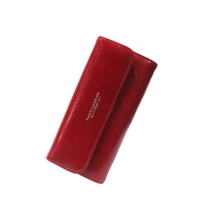 Кожаные кошельки 2020 Новое поступление женские Модные Винтажные черные красные