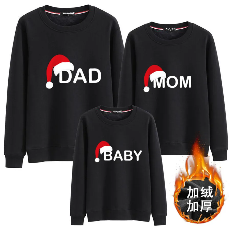 

Christmas Sweater Family Matching Outfits Sweatershirts Father Mother Daughter T-shirt Tops Long Sleeve Family Clothes