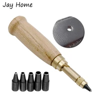 1pc automatic belt punch leather belt leather punching tool leather hole punch screw hole puncher for sewing leather craft