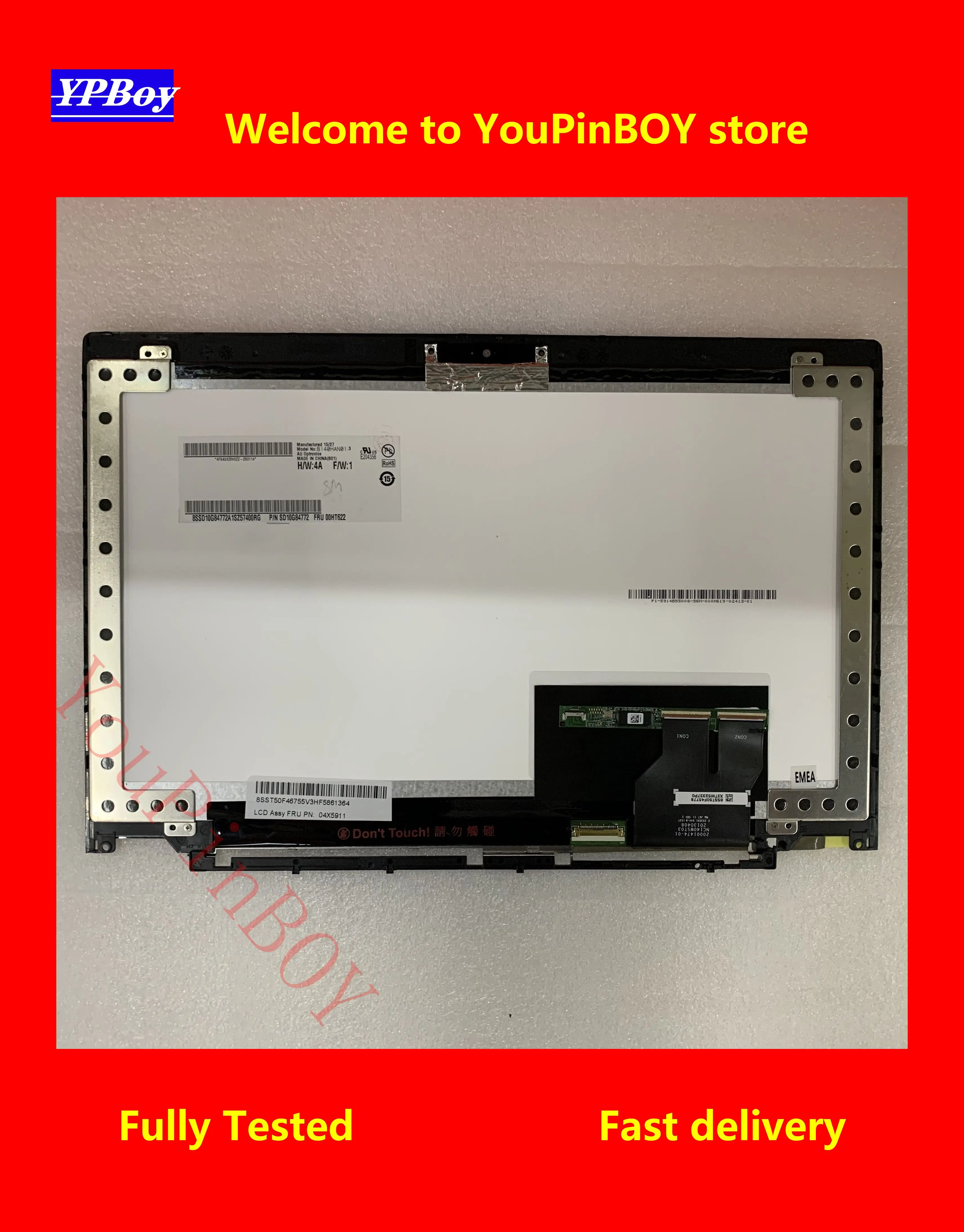 Сенсорный ЖК экран для Lenovo Thinkpad T450S T440S 14 0 дюйма b140han1.3 FHD 1920*1080 EDP 30pin FRU 04X5911 04X5910