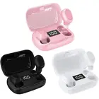 Беспроводные наушники L21Pro TWS 5,0, водонепроницаемая гарнитура IPX7, Hi-Fi наушники-вкладыши, наушники-вкладыши, черныебелыерозовые, подарки для девочек