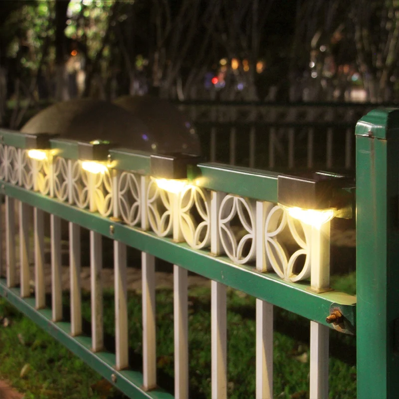 

Solar Deck Lights Outdoor Lighting Decorative Backyard Fence Post Wall Patio, 16 Packs