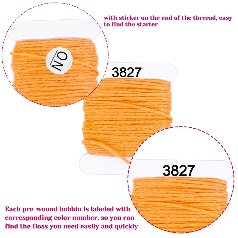 Браслет дружбы 100 цветов нить для вышивки крестиком Набор с 39 инструментами и 400 B |