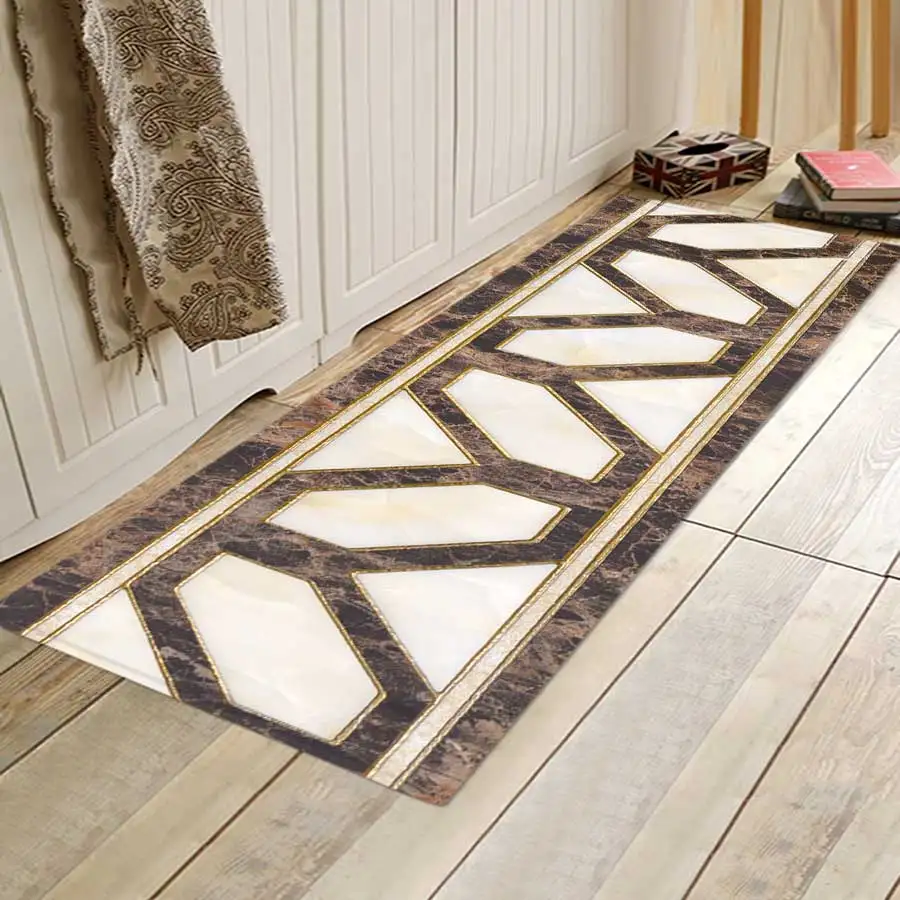 Marble scales4 Мраморные весы, деревянные фишки, фланели, бытовой Противоскользящий абсорбирующий коврик, дверной коврик, коврик для ванной, прикроватный коврик - Цвет: Marble scales4