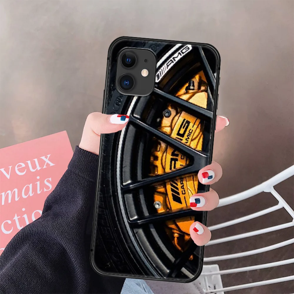 

Car Luxury Benz AMGs logo Phone Case Cover Hull For IPhone 5 5s se 2 6 6s 7 8 12 Mini Plus X XS XR 11 PRO MAX black Shell Pretty