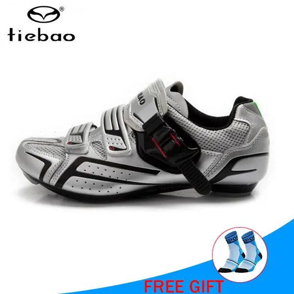 silver shoes TIEBAO/женская спортивная обувь для велоспорта; спортивная обувь; кроссовки для велоспорта; zapatillas hombre deportivas; оригинальные кроссовки для велоспорта - Цвет: silver shoes