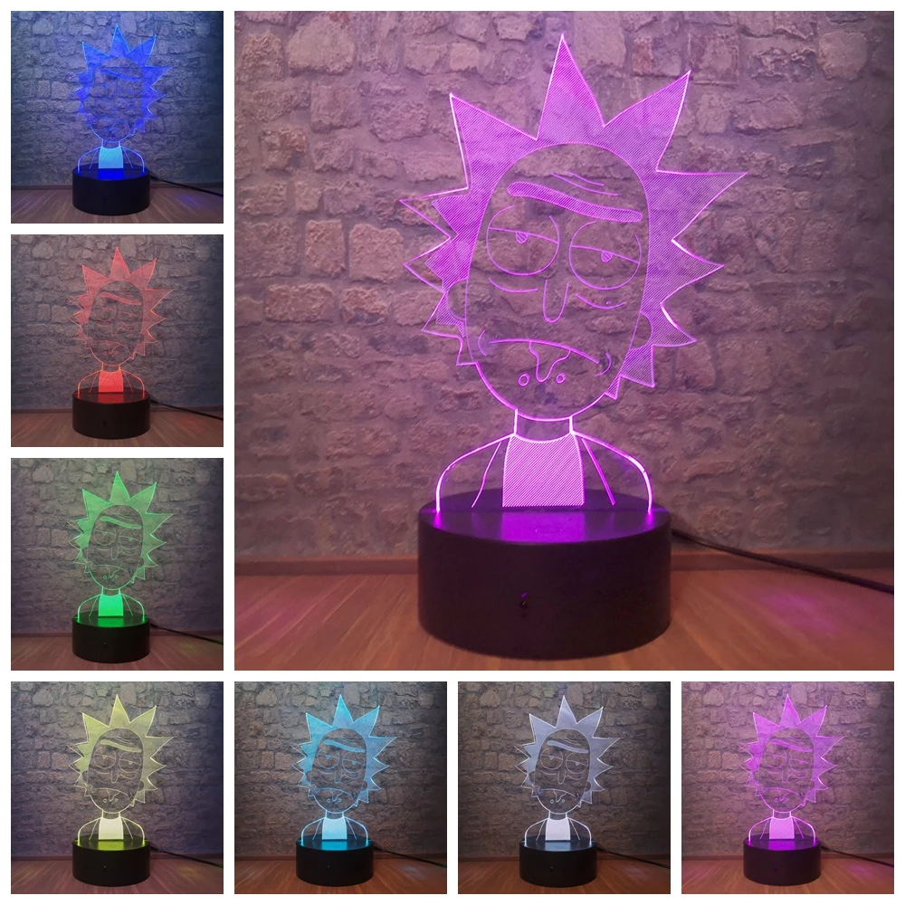 3D светодиодный ночной Светильник для детей Спальня декоративный светильник