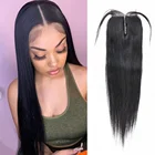 Сапфир средняя часть 4x1 T часть половина ручной работы Remy кружева Закрытие человеческих волос Прямые Кружева Закрытие предварительно выщипывания с волосами младенца