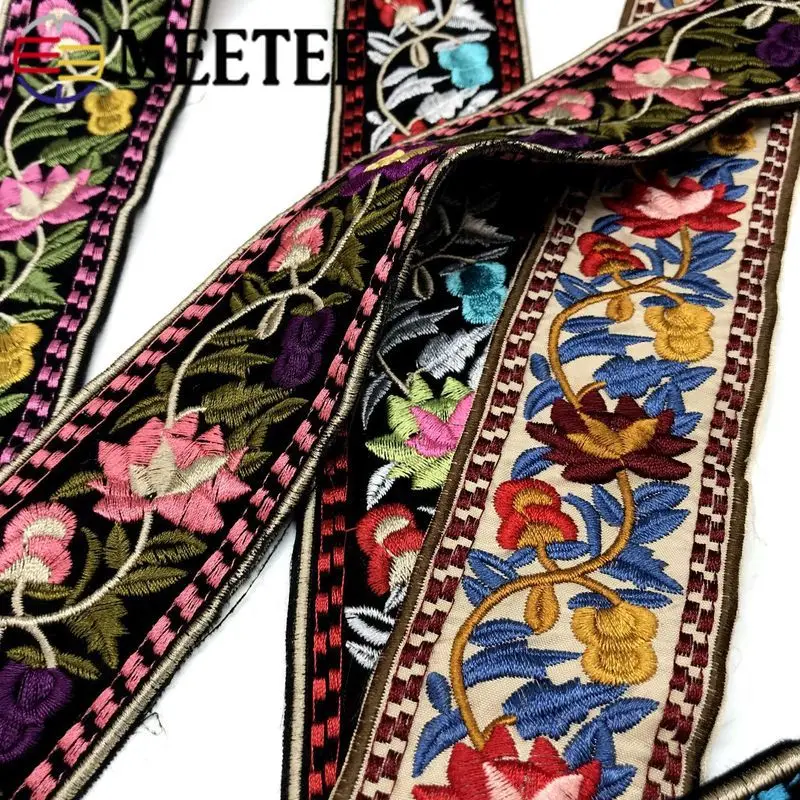 2 метра 5 см ретро вышитые тесемки этнические Швейные ленты для сумки