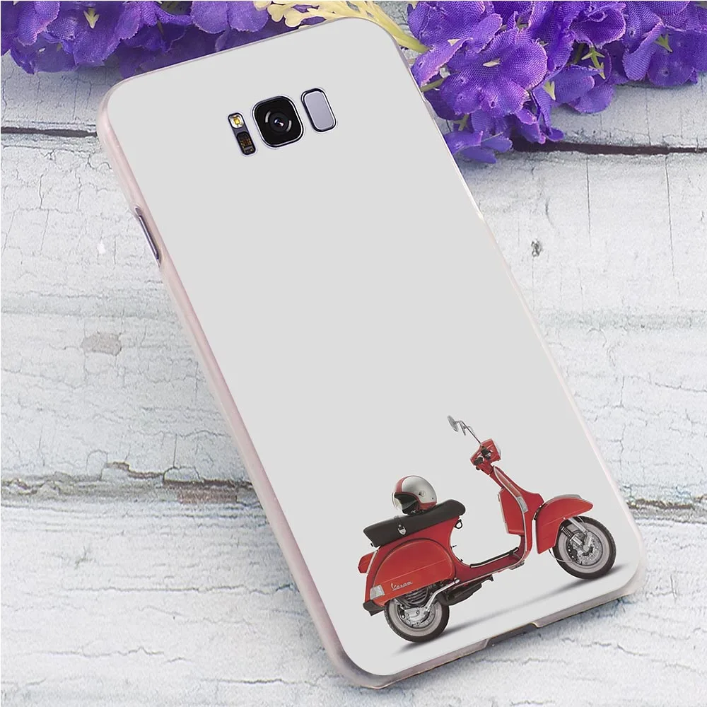 Жесткий чехол Vespa для телефона со Скутером Galaxy A6 Plus A3/A5 A8 Plus/A7 A9 2018 A10 A20 A30 A40 A50 A60 A70