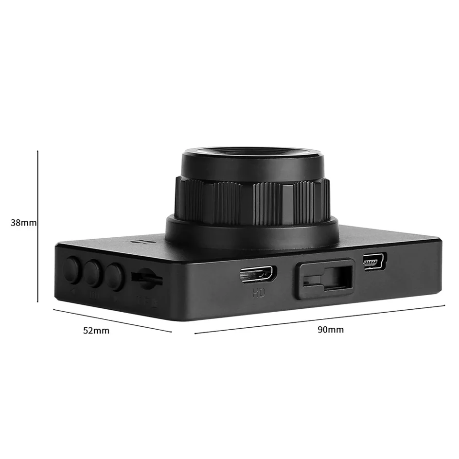 Dash Cam Двойной объектив Видеорегистраторы для автомобилей Камера Full HD 1080P видео регистратор парковка Регистраторы 3 дюймов ЖК-дисплей Передний+ задний Ночное видение