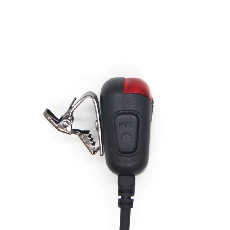 

PTT LED Light Headset Microphone K Port Earpiece Walkie Talkie Earphone